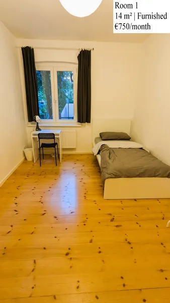 Ready to Move In: 2 Furnished Rooms | 11–14 m² | €650–750 All-Inclusive | Anmeldung — photo 1